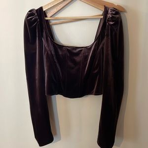 ASTR velvet top